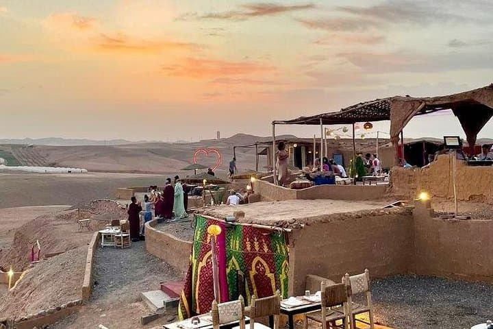 Sunrise Camel Ride and Moroccan Breakfast in Agafay Desert — Marrakech Sunrise Tour photo 4