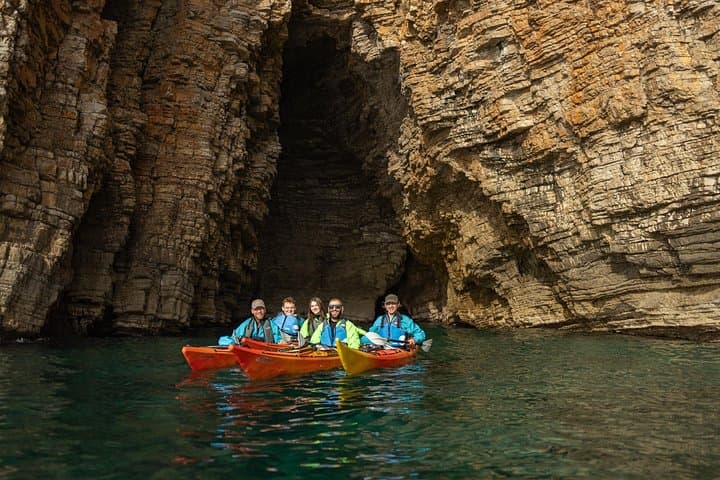 Budva Winter Sea Kayak to St. Nicholas Island and Coastal Caves photo 1