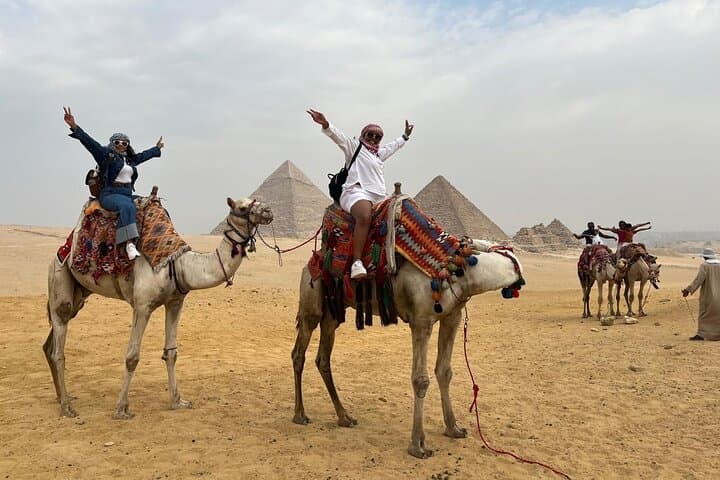 Giza Pyramids Tour: Sphinx, Panoramic Views & Sahara Camel Ride photo 2