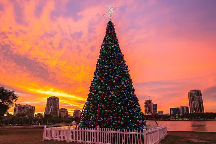 St. Petersburg Holiday Lights Golf Cart Tour — Downtown St. Pete Evening Ride photo 3
