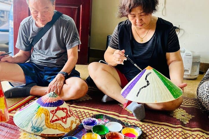 Hanoi Half-Day: Conical Hat Crafting & Quang Phu Cau Incense Village Tour photo 2