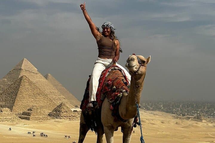 Giza Plateau to the Nile: Pyramids, Grand Egyptian Museum, Desert ATV and Dinner Cruise