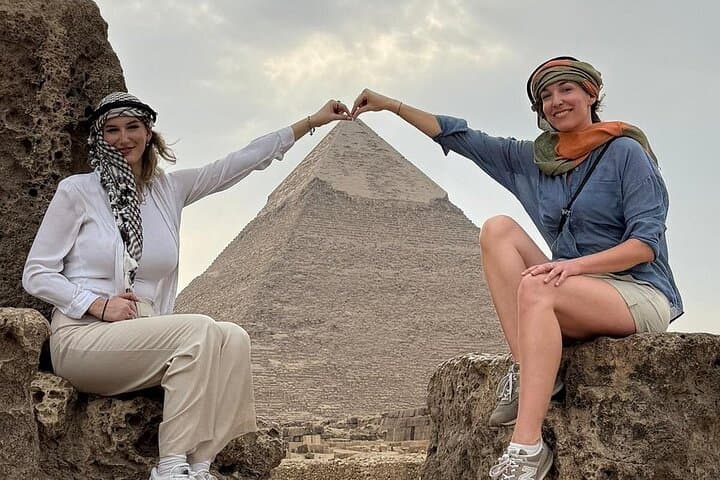 Giza Plateau to the Nile: Pyramids, Grand Egyptian Museum, Desert ATV and Dinner Cruise photo 2