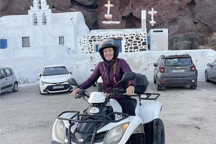 Santorini by ATV: Ride to Akrotiri, Red Beach & the Old Lighthouse photo 3