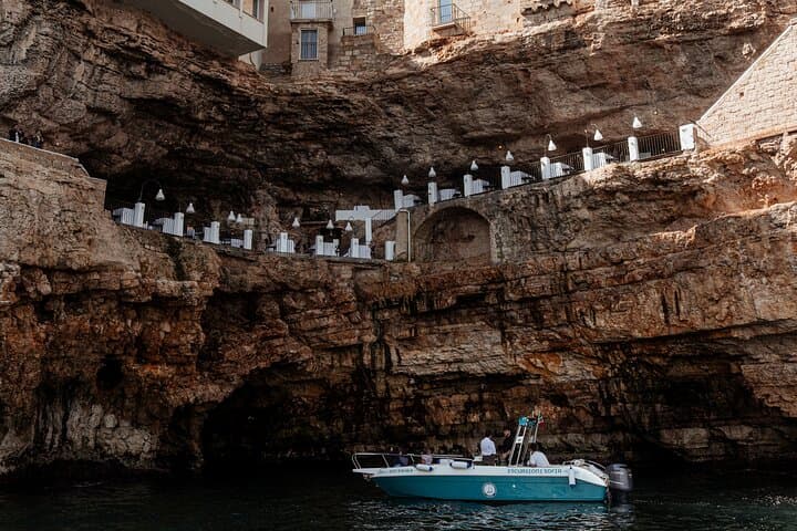 Polignano Between Waves and Clouds: Speedboat Caves and Parasailing Experience photo 5
