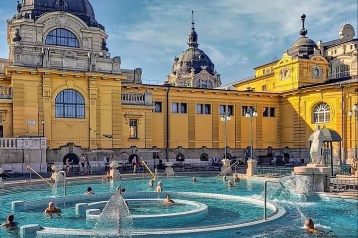 Soak at Széchenyi: Budapest’s Iconic Thermal Baths with Private Transfer
