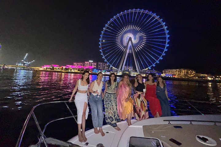 Dubai Marina Night Cruise on Majesty 50 — 1-Hour Yacht Experience photo 1