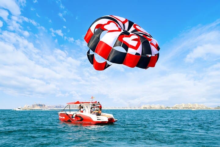 Parasailing Dubai: Palm Jumeirah & JBR Beach Aerial Ride photo 2