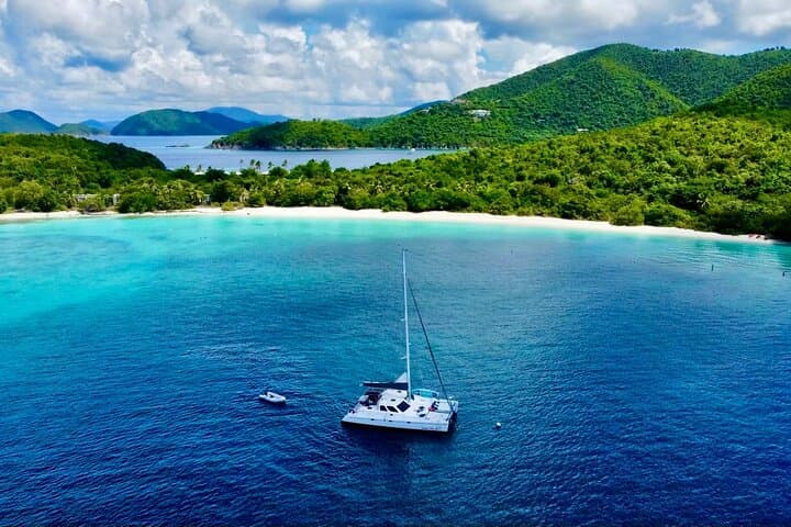 Private Luxury Full-Day Catamaran Sail Around St. Thomas & St. John