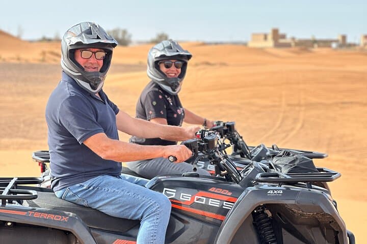 Merzouga Quad Bike Sunrise & Sunset Tour — 1 Hour in the Erg Chebbi Dunes
