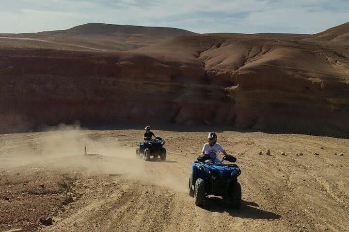 Half-Day Atlas Mountains & Agafay Quad Biking with Berber Lunch from Marrakech