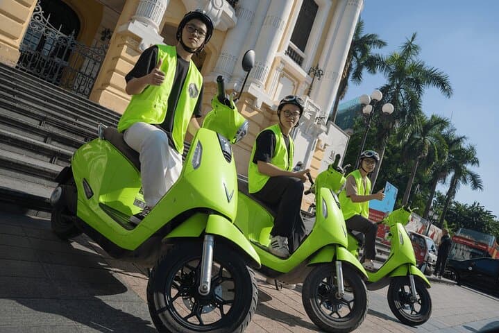 Hanoi Eco Electric Scooter Tour: Green City Ride Through Alleys, Lakes & History photo 2