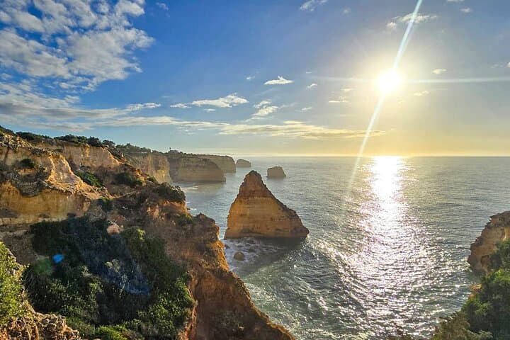 Benagil Hiking Cliffs & 4 Treasure Experience from Faro — Praia da Marinha, Benagil, Algar Seco photo 2