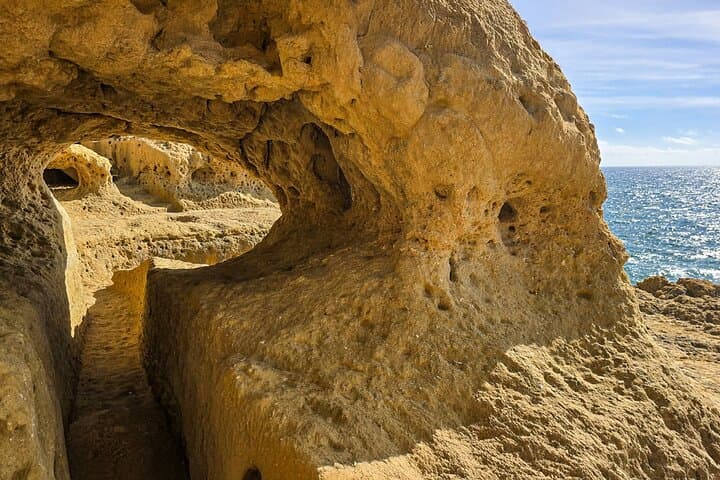 Benagil Hiking Cliffs & 4 Treasure Experience from Faro — Praia da Marinha, Benagil, Algar Seco photo 6