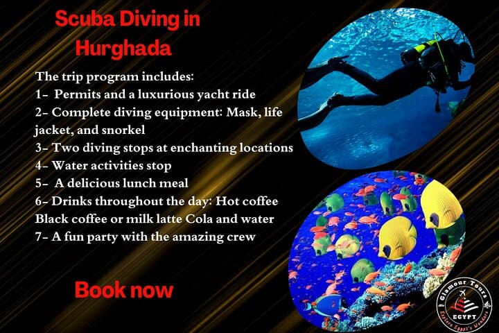 Full-Day Red Sea Scuba Experience from Hurghada: Dives, Snorkel & Giftun Island photo 1