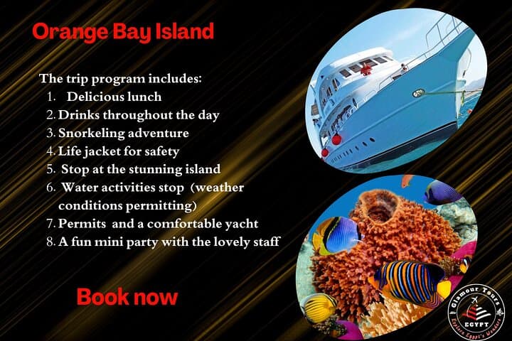 Orange Bay Snorkeling at Giftun Island: Day Trip from Hurghada with Lunch