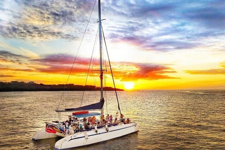Tamarindo Catamaran Sunset Cruise: Snorkel, Open Bar & Playa Huevo Escape photo 1
