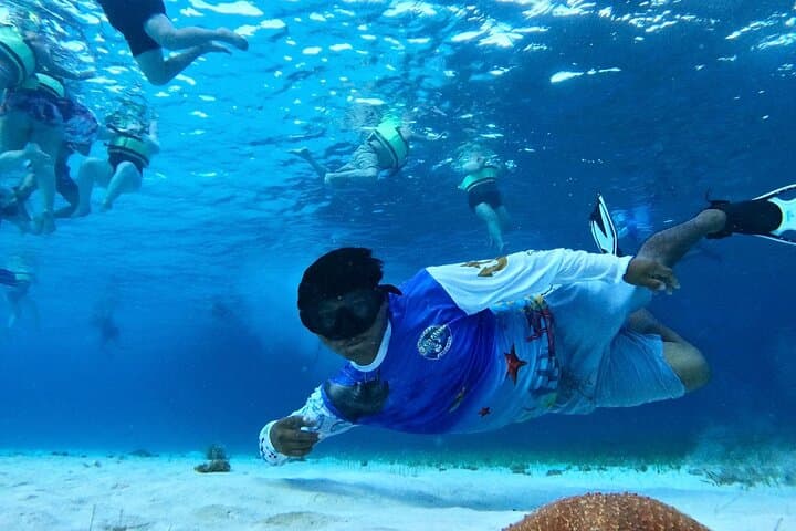 Cozumel Catamaran Snorkel: Palancar, Columbia & El Cielo with Onboard Slide photo 4