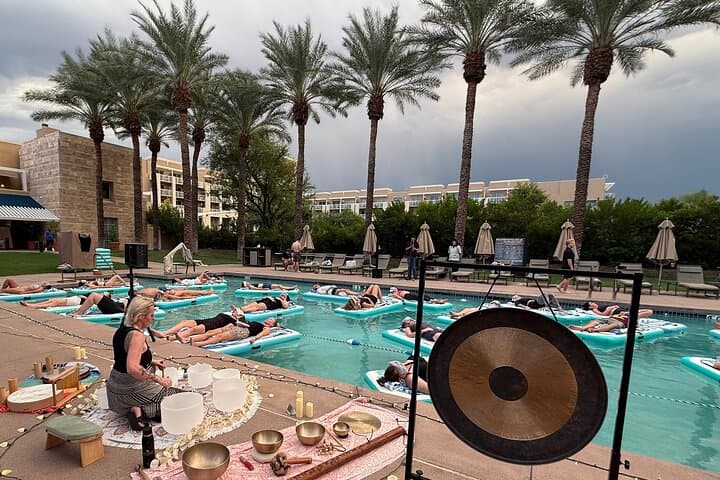 Poolside Floating Soundbath at Marriott Marquis San Diego - Bayfront Guided Meditation