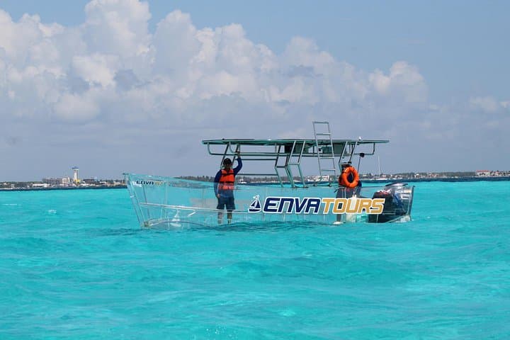 Glass-Bottom Boat & Snorkel Tour on Cozumel's Barrier Reef