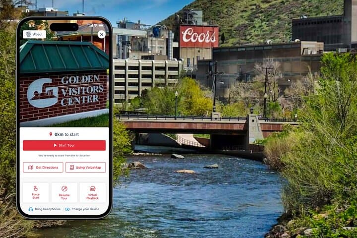 Golden Walking Tour: Gold, Coors Brewery & Clear Creek Audio Guide