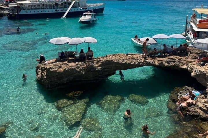 Blue Lagoon, Crystal Lagoon & Gozo: Comino Island Boat Day from Malta photo 5