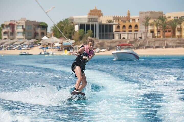 Hurghada Private Speedboat to Orange Bay Island with Parasailing photo 5