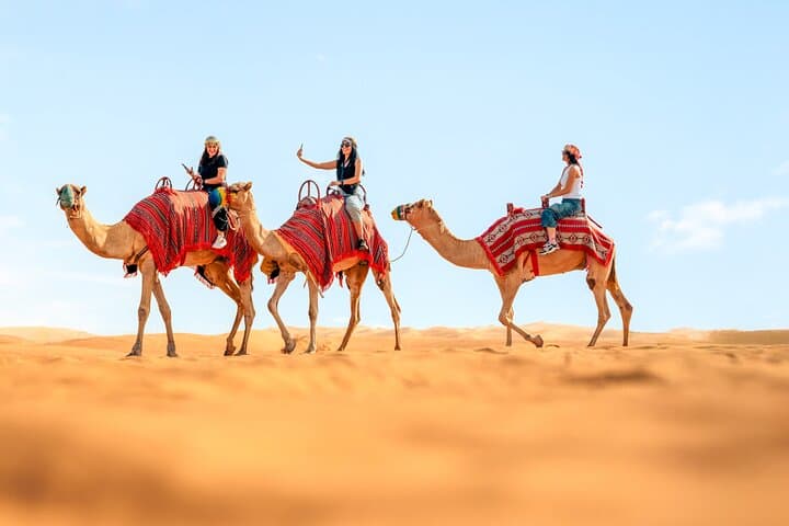 Half-Day Dubai Desert Safari in Lahbab: Dune Bashing, Camel Ride & Sandboarding photo 5