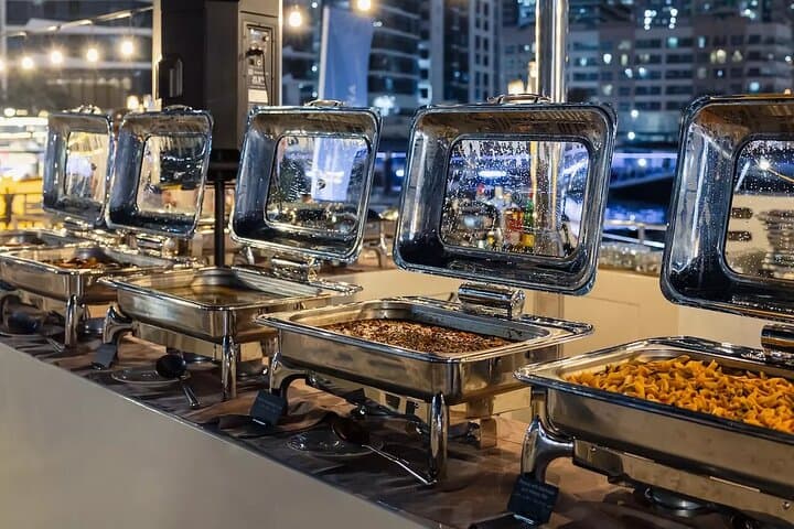 Dubai Marina Sunset & Night Dinner Cruise with Live Show — Scenic Dining on the Water photo 6