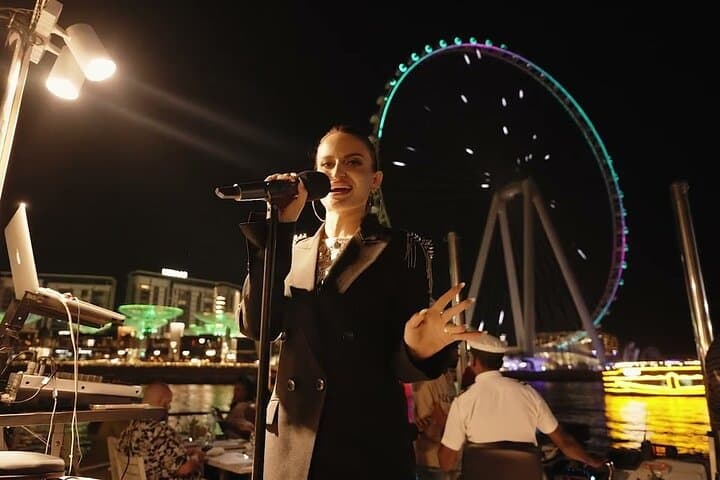 Dubai Marina Sunset & Night Dinner Cruise with Live Show — Scenic Dining on the Water photo 3