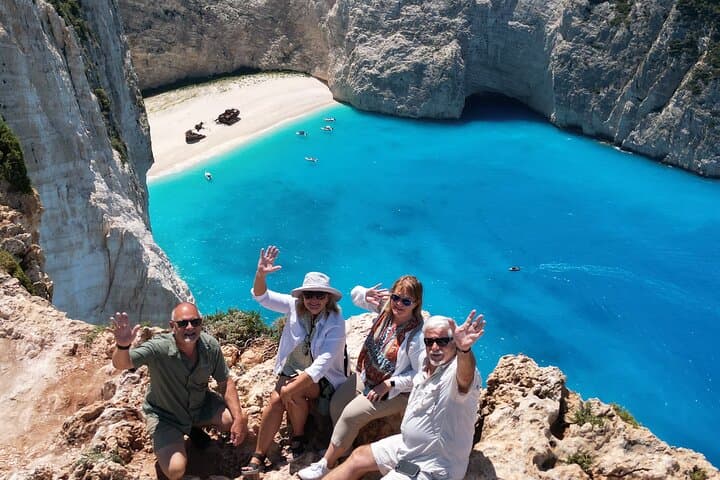 Ultimate Zakynthos Island Tour: Navagio Shipwreck, Blue Caves & Sunset Cruise
