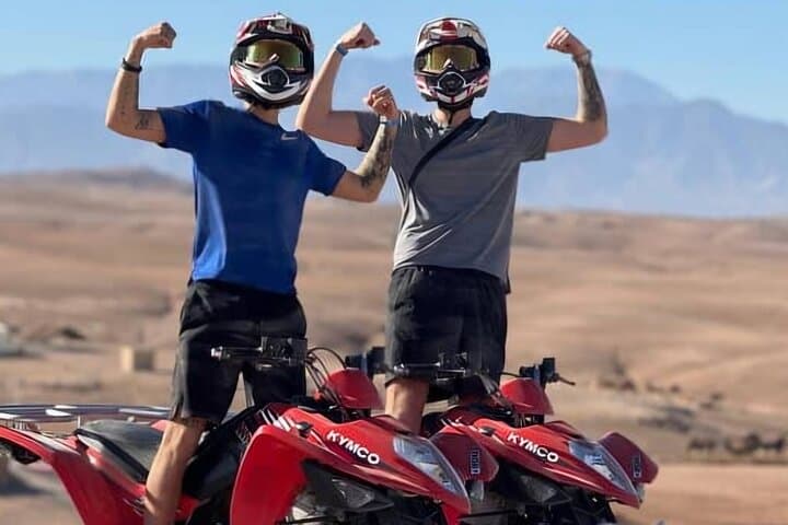 Agafay Desert Quad Ride, Sunset Dinner & Fire Show Near Marrakech photo 5