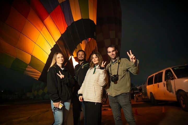 Sunrise Hot-Air Balloon Over Teotihuacan with Cave Breakfast & Transport photo 4