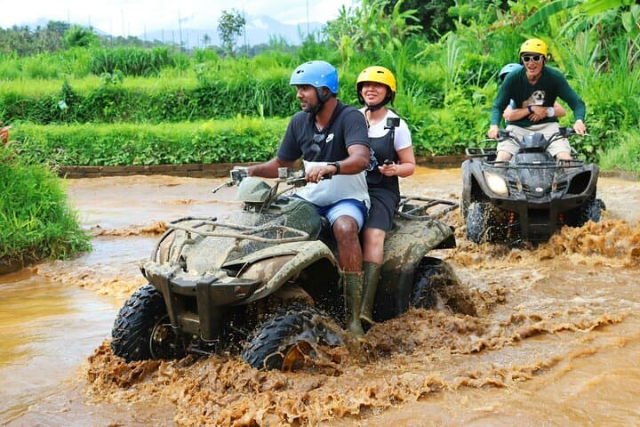 Ubud Extreme Activities: Full-Day ATV Adventure & Ayung River Rafting with Spa