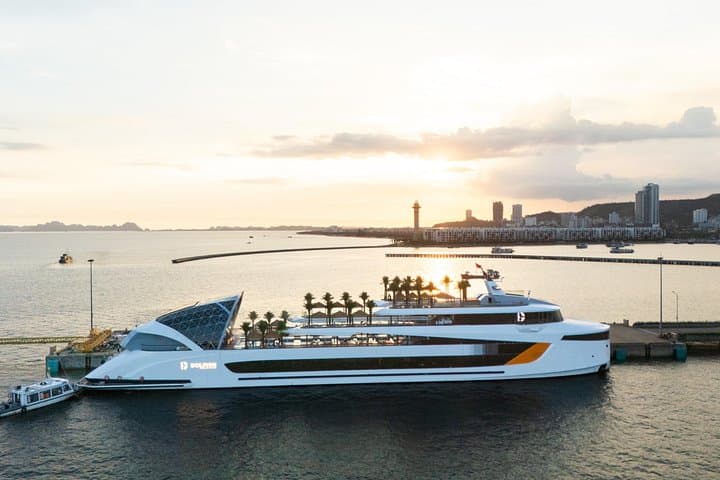 Luxury Dolphin Day Cruise in Ha Long Bay: Private Pool, Kayaks & Sunset Music photo 1