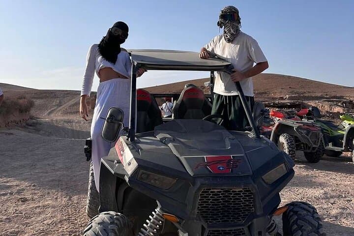 Agafay Desert Buggy Ride, Sunset Dinner & Argan Cooperative from Marrakech