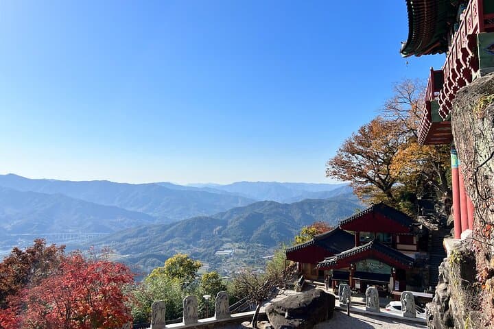 Temples of Mt Jirisan & Seomjin River Steam Train — Day Tour from Gwangju