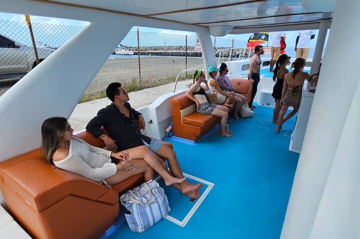 Half-Day Private Waterslide Catamaran Charter in St Kitts — Snorkel & Beach Stop photo 3