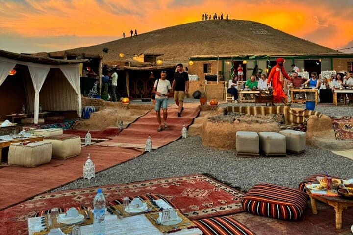 Agafay Desert Camel Ride at Sunset with Berber Dinner & Fire Show from Marrakech photo 5