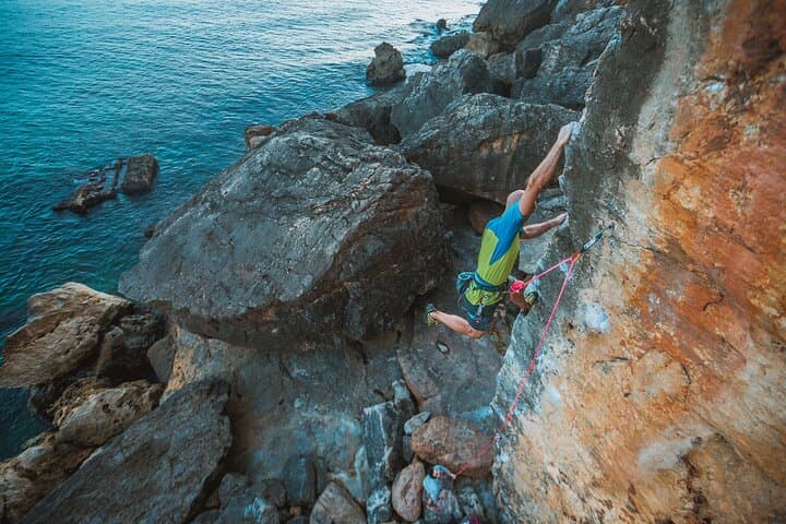 Climb the Guia Cliffs: Group Rock Climbing Adventure in Cascais, Lisbon