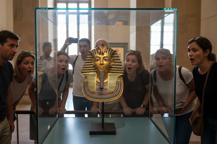 Fly to Cairo from Hurghada: Pyramids, Egyptian Museum & Tutankhamun's Mask photo 3