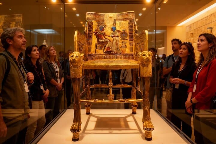 Fly to Cairo from Hurghada: Pyramids, Egyptian Museum & Tutankhamun's Mask photo 6
