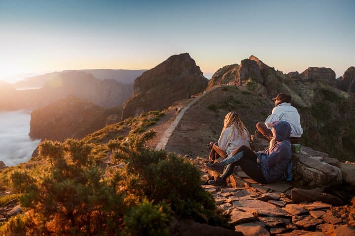 Sunset at Pico do Arieiro — Stairway to Heaven Trail from Funchal photo 2
