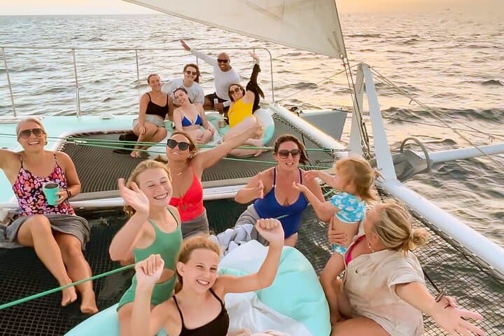 Private Catamaran Sunset Sail in Waikiki — Diamond Head Views & Swim Stop photo 6