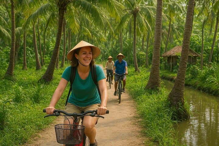 Off-the-Beaten-Path Mekong Delta Biking in Ben Tre