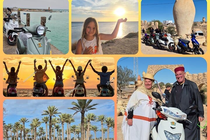 Djerba South Scooter Tour: Guellala Pottery, Aghir Port & Sidi Yati Sunset