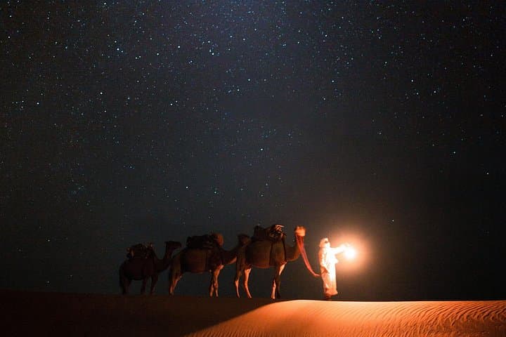 Qatar Night Desert Safari: Dune Driving, Sandboarding & Stargazing