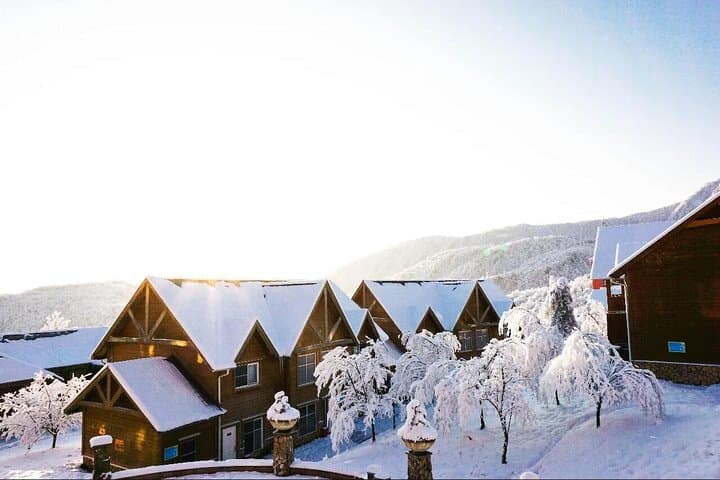 2-Day Chengdu to Xiling Snow Mountain Ski & Hot Springs Getaway