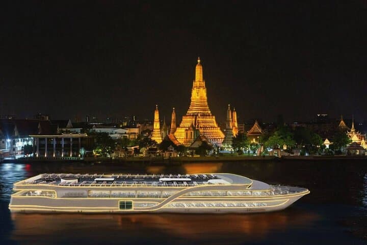 Noah Chao Phraya Sunset Cruise: Bangkok River Dinner & Wat Arun Views photo 2