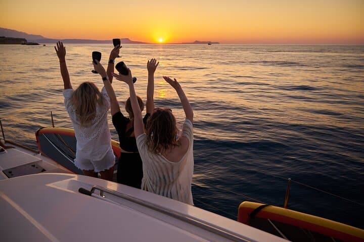 Rethymno Sunset Catamaran Cruise with Sushi & Open Bar photo 4